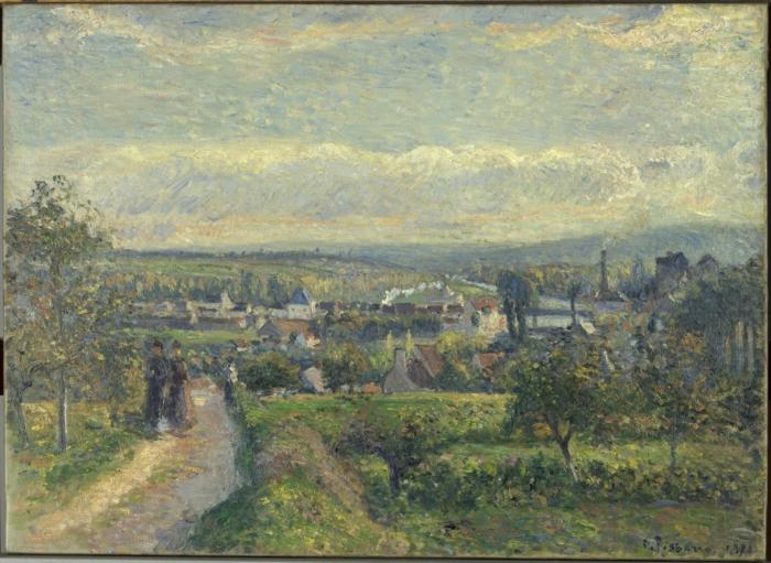 Camille Pissarro Vue de Saint-Ouen-l Aumone china oil painting image